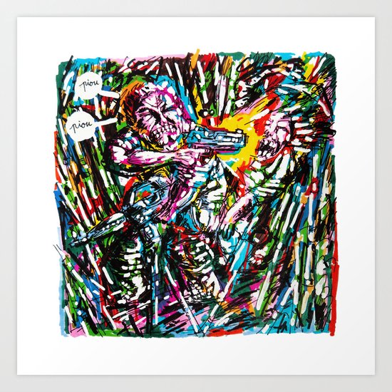 Sharpie, my love 5 Art Print
