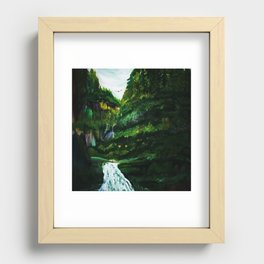 Cascade Falls Recessed Framed Print