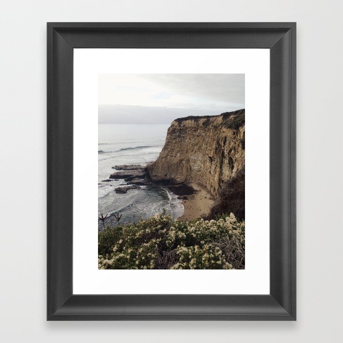 From the cliffs Framed Art Print