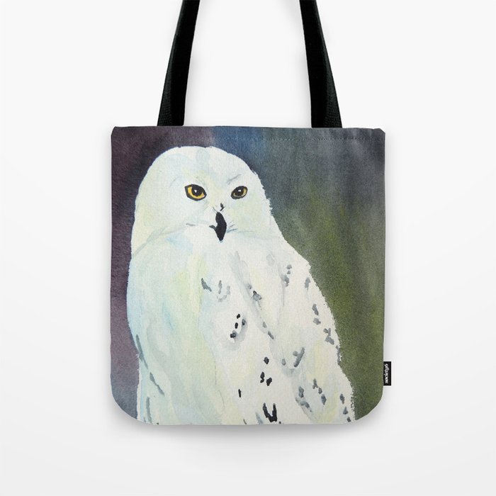 Snowy Owl Tote Bag
