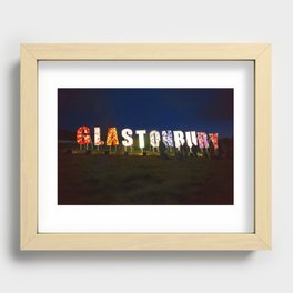 Glastonbury Recessed Framed Print