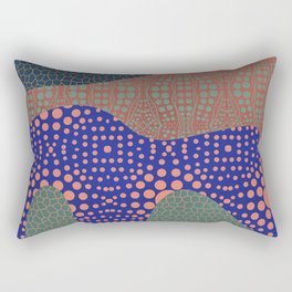 Aboriginal pattern collage Rectangular Pillow