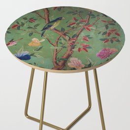 Green Dream Chinoiserie Side Table