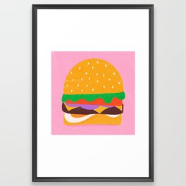 Burger Time Framed Art Print