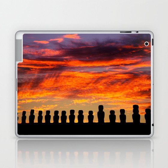 EASTER ISLAND SUNRISE Laptop & iPad Skin