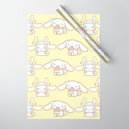 Cinnamoroll Yellow Pattern Wrapping Paper