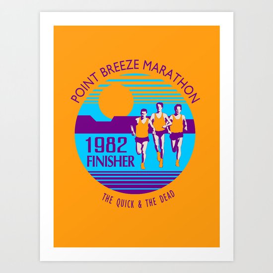 Point Breeze Marathon Art Print