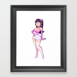 Pink Fairy girl Framed Art Print