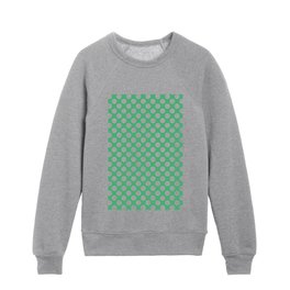 St. Patrick's Day Green Big Dots Collection Kids Crewneck