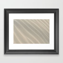 Sand Waves Framed Art Print