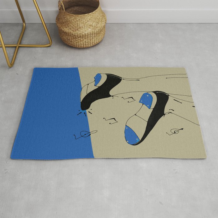 Tap Dancing Rug By Spinl Society6