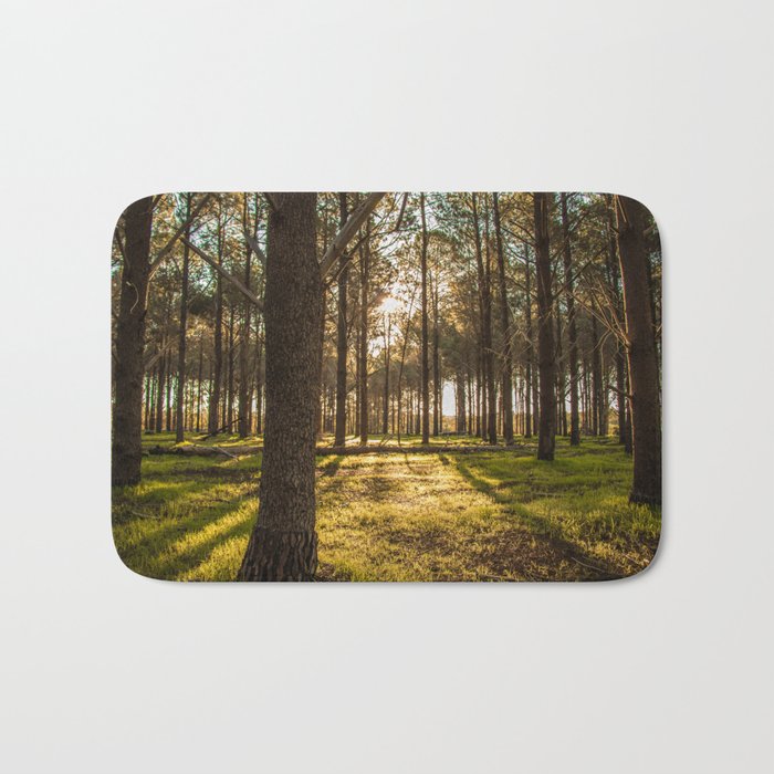 Sunset in the Pines Bath Mat