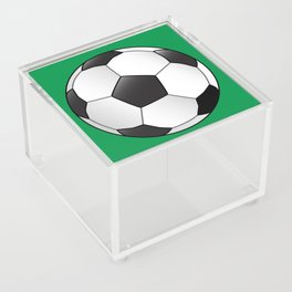 Football With Green Background Acrylic Box