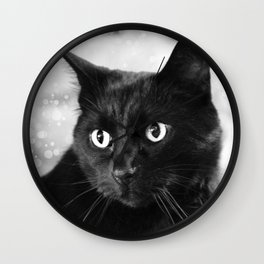 Black Cat Wall Clock