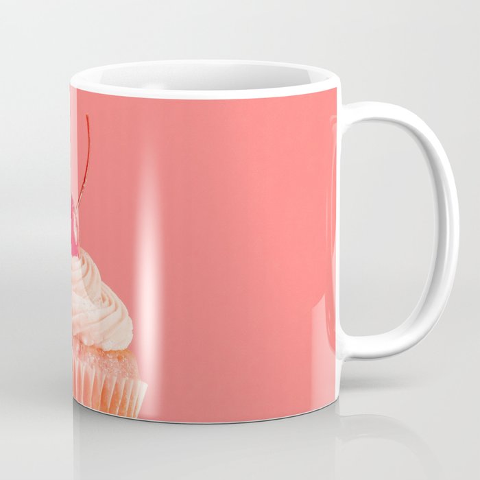 Cupcake Love | Pink with a Cherry on Top Coffee Mug