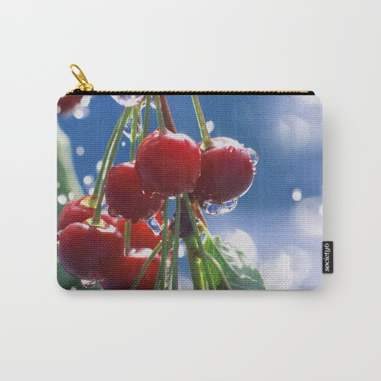 Summer rain on cherries Carry-All Pouch