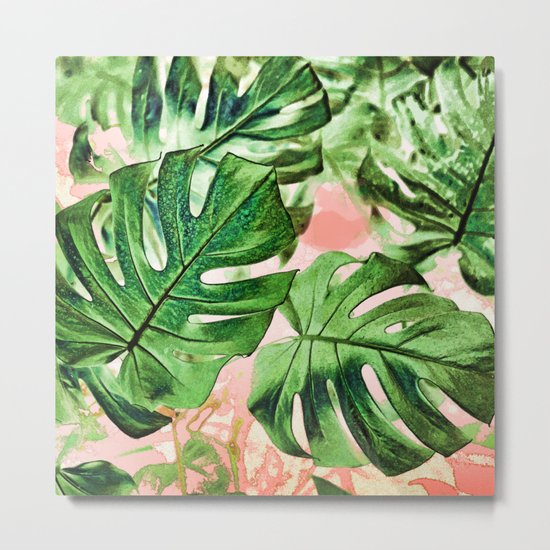 Monstera Beauty #society6 #decor #buyart Metal Print