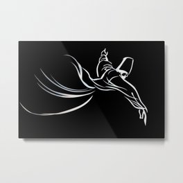 Embracing Humanity With Love Metal Print | People, Illustration, Black and White, Vector 