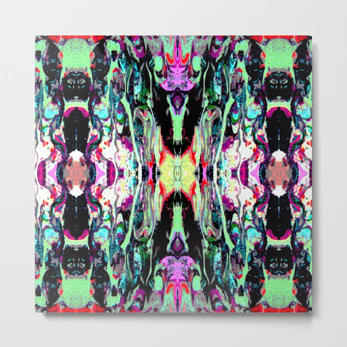 Internal Kaleidoscopic Daze- 18 Metal Print
