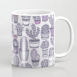 hand drawn cactus pattern Coffee Mug