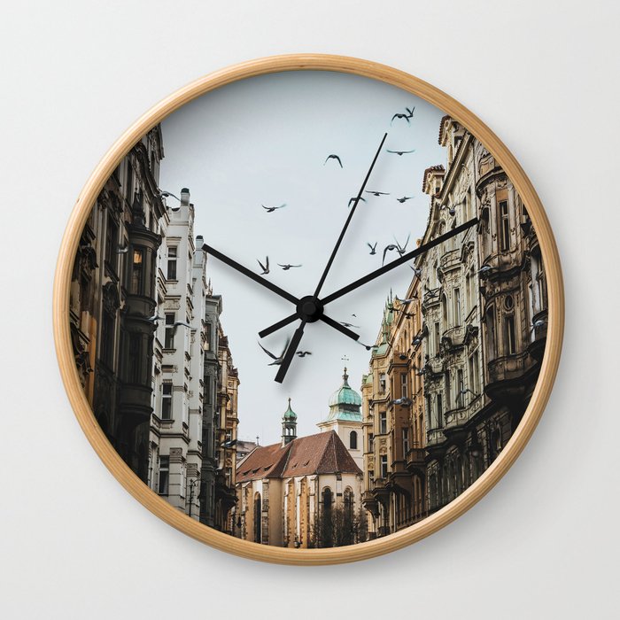 Prague, Czechia VI Wall Clock
