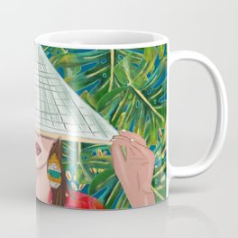 Jungle Asian Girl Coffee Mug