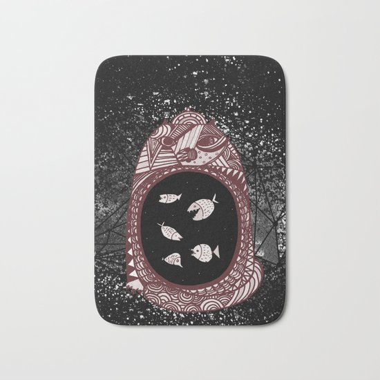 sky aquarium Bath Mat