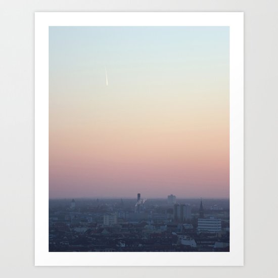 berlin sky Art Print