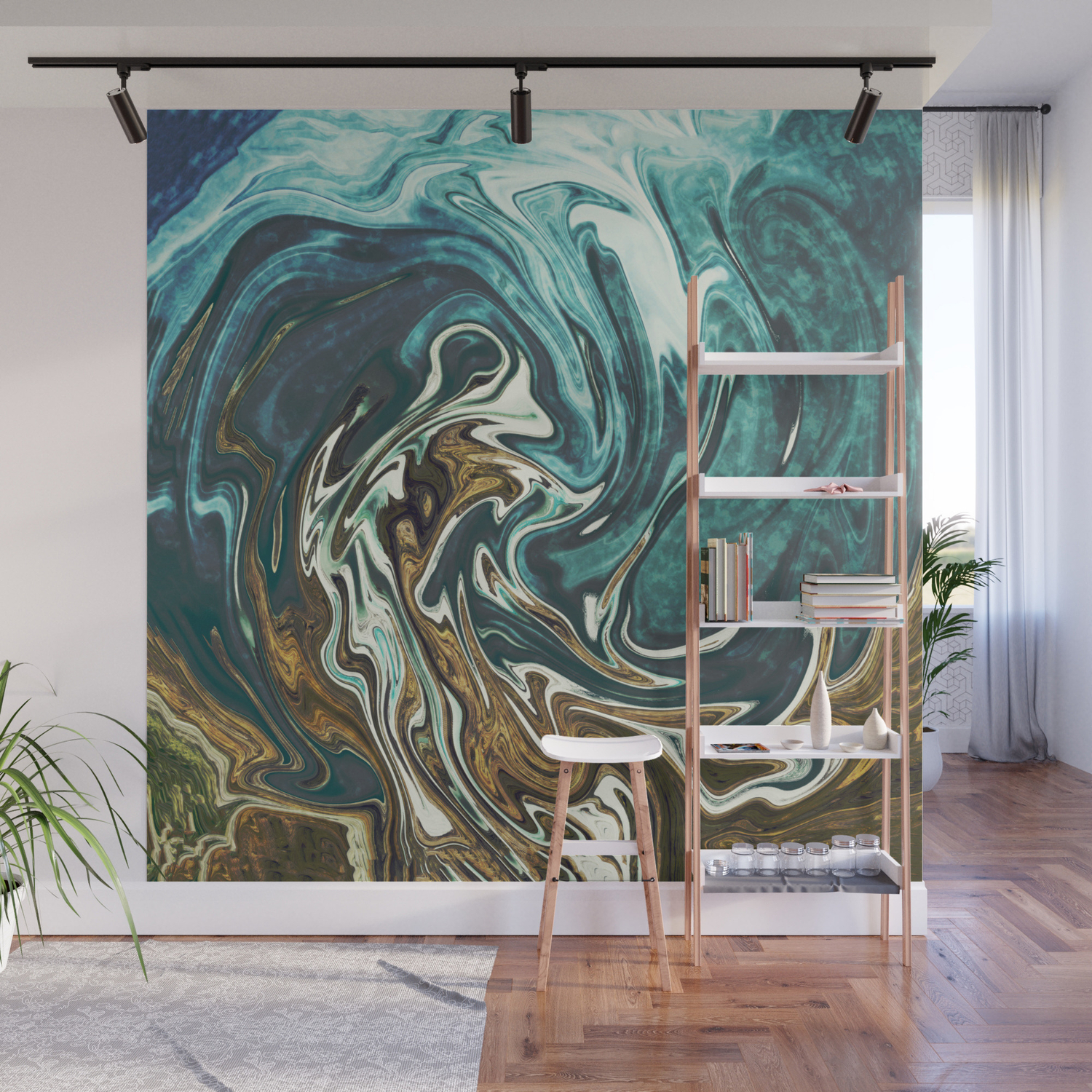 Abstract Painting X 4 Wall Mural By Creativebd Society6