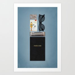 Blues Brothers - We're on a Mission from God - Poster Art Print