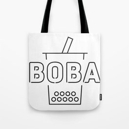 Boba Bubble Milk Tea Tote Bag