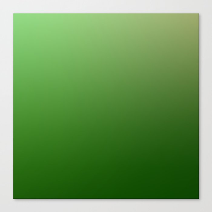 37 Green Gradient Background 220713 Minimalist Art Valourine Digital Design Canvas Print