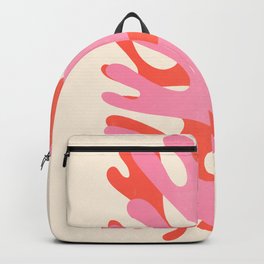 Sea Leaf: Matisse Collage Peach Edition Backpack