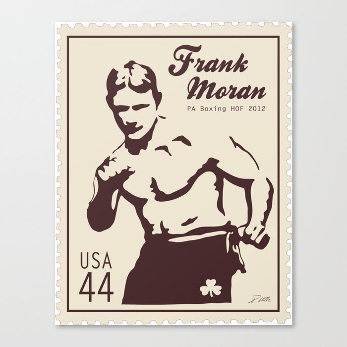 Frank Moran - Pittsburg Pennsylvania Boxing Hall of Fame Canvas Print