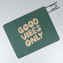 Good Vibes Only Picnic Blanket