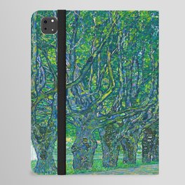 Gustav Klimt , Avenue in the park in front of Schloss Kammer iPad Folio Case
