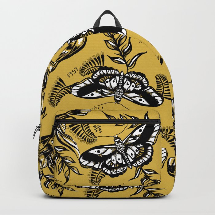 Harry's Tossed Tattoos (yellow) Backpack