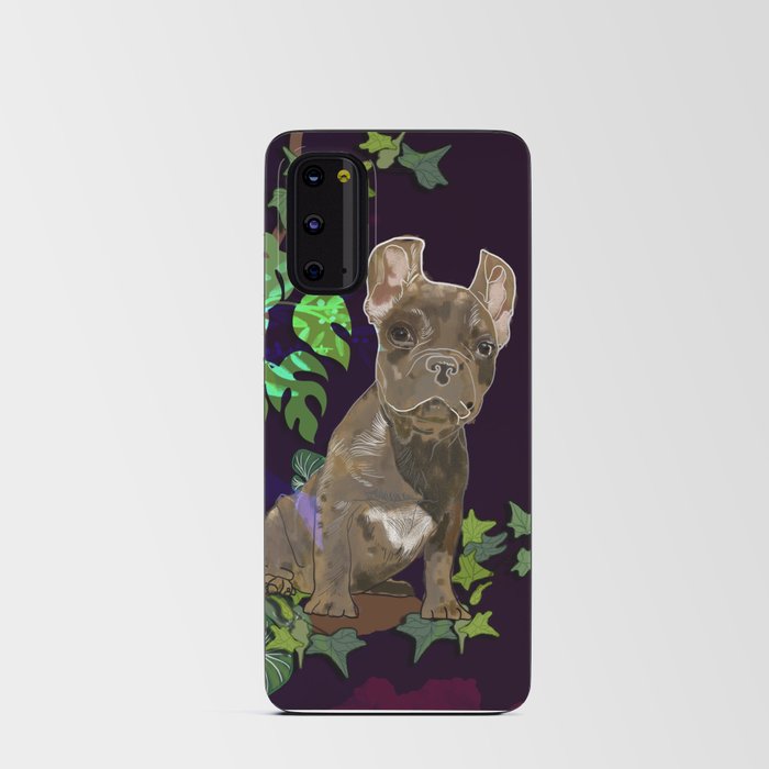 Bulldog purple Android Card Case