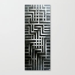 Exits Are Sealed - Graphite Style Labyrinth  Canvas Print