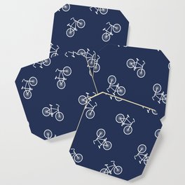 BICYCLE in Navy Coaster