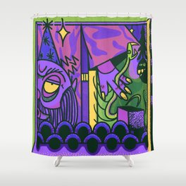 The Wizard of Odd  Shower Curtain