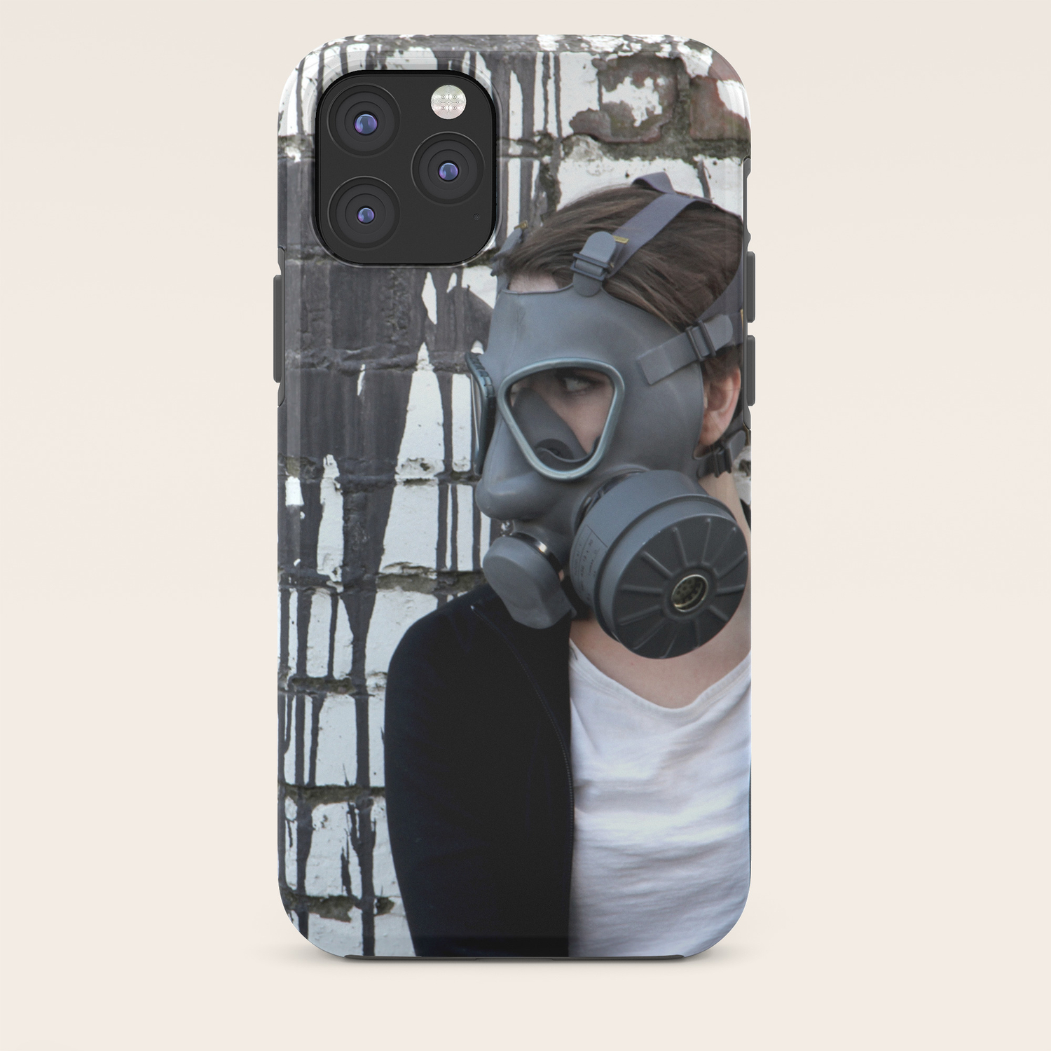 Gas Mask Girl Iphone Case By Scottwhipple Society6