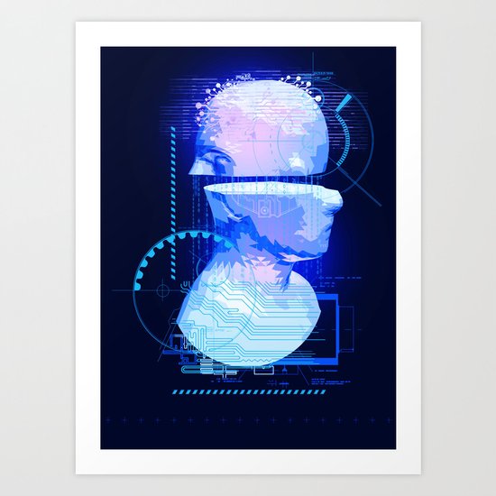 Cyber Art Print