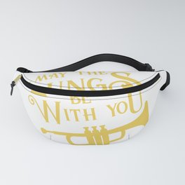 May The Lungs Be With You Trumpet Player Jazz Band Concert Band Fanny Pack