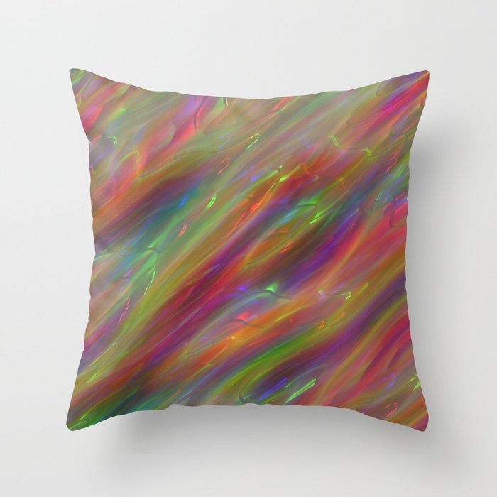 Vivid colorful Throw Pillow