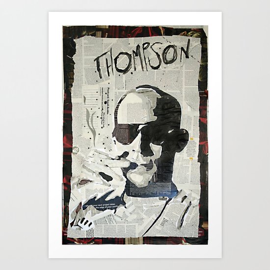 Dr. Hunter S. Thompson Art Print