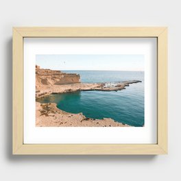 Cliff Recessed Framed Print