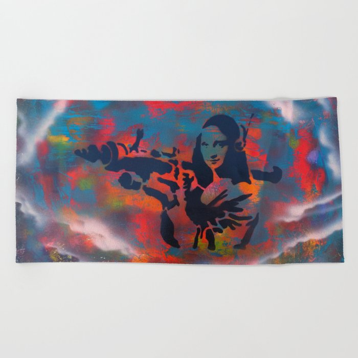 Women's power Beach Towel