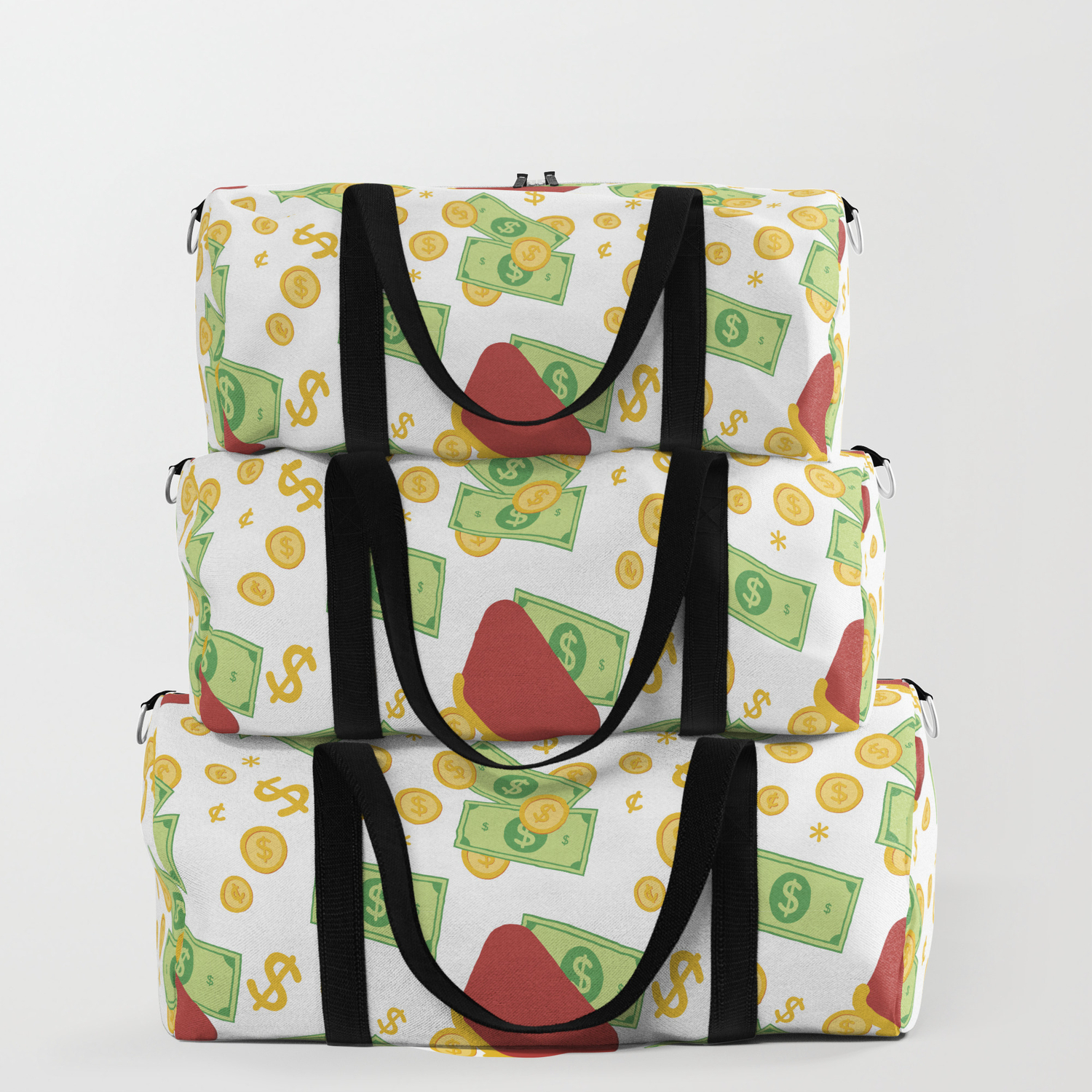 Cartoon Money Pattern Duffle Bag By Grebenyuk Society6 Fast delivery, full service customer support. society6