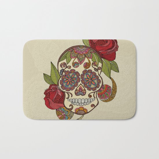 Sugar Skull Bath Mat